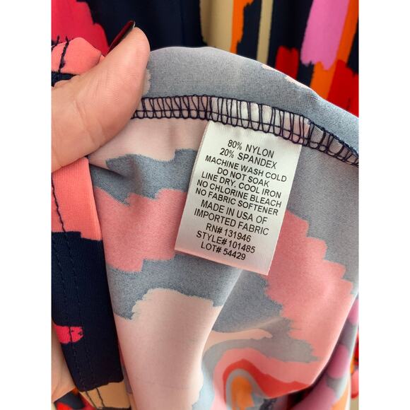 Jude Connally Libby Tiered High Stretch V Neck Dress NWOT size XL - Picture 4 of 7